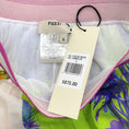 Load image into Gallery viewer, Fuzzi Lime / Multi Camellia Print Knit Pleated Skirt
