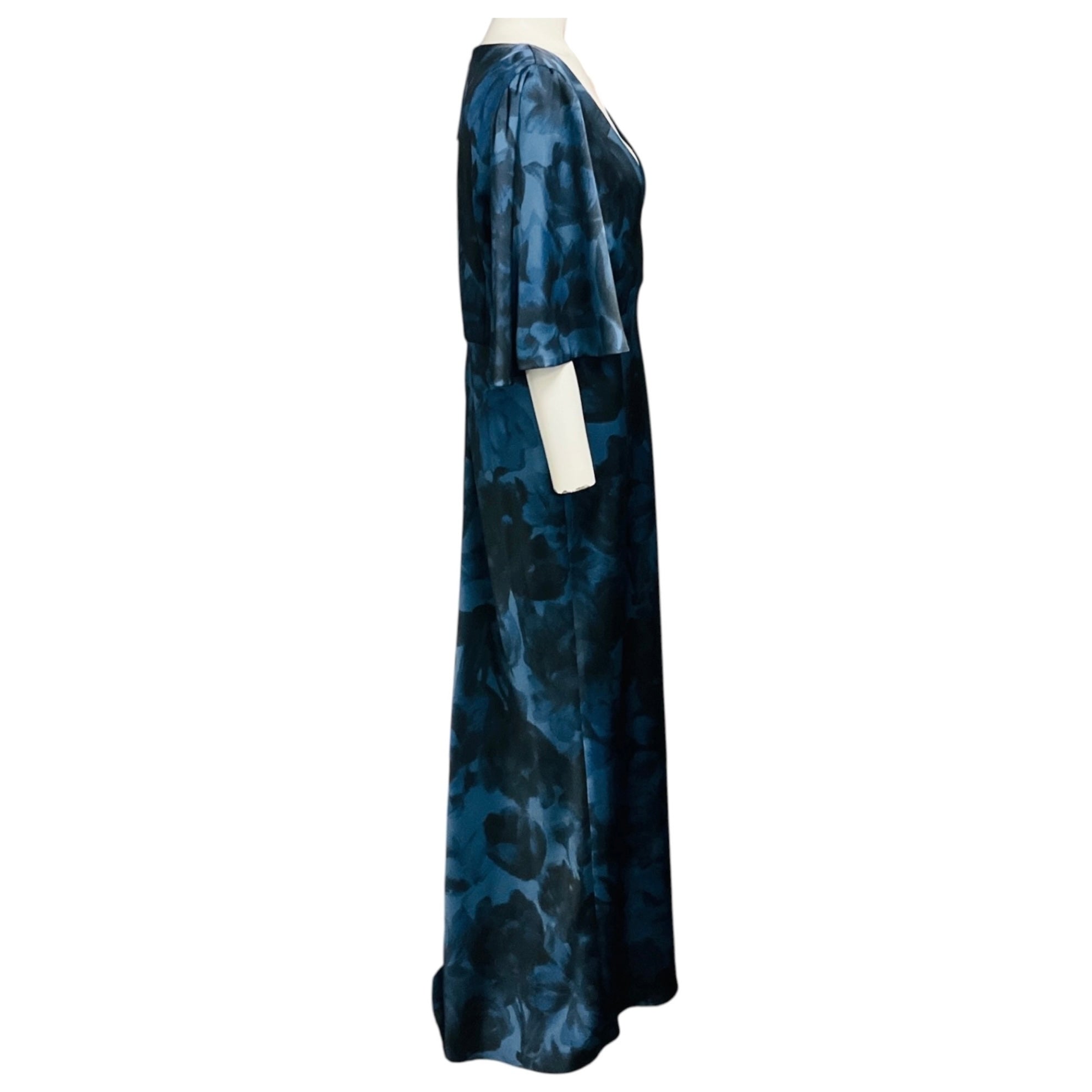 Sachin & Babi Blue Deep Ocean Bouquet Mae Gown