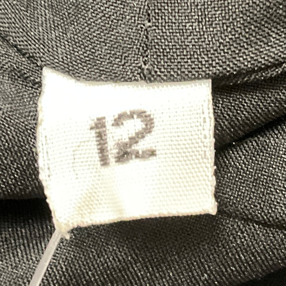 Shari's Place Navy Stretch Leather Peplum Jacket