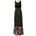 Load image into Gallery viewer, Proenza Schouler Black Multi Floral Sleeveless Maxi Dress

