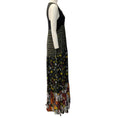 Load image into Gallery viewer, Proenza Schouler Black Multi Floral Sleeveless Maxi Dress
