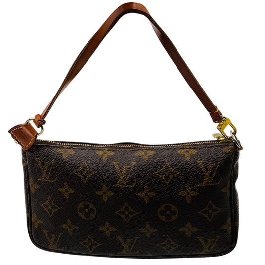 Louis Vuitton Vintage Brown Monogram Canvas Pochette Shoulder Bag