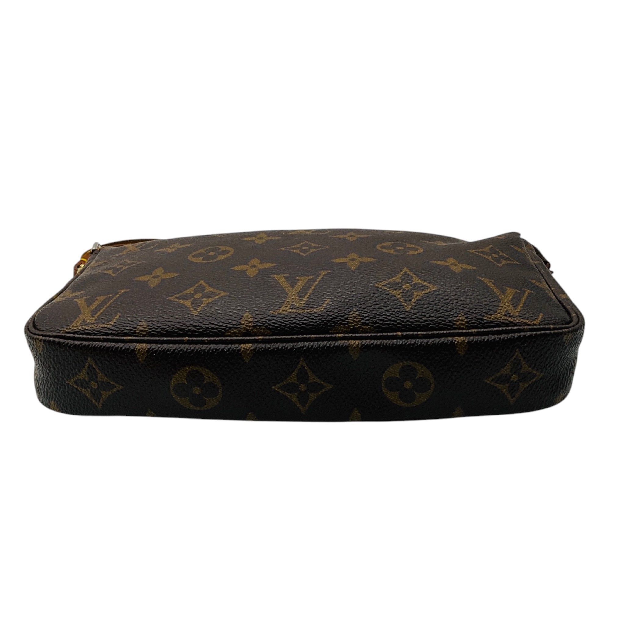 Louis Vuitton Vintage Brown Monogram Canvas Pochette Shoulder Bag