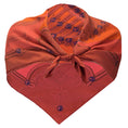 Load image into Gallery viewer, Hermes Red / Orange Brandebourgs Square Silk Twill Scarf
