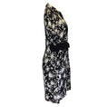 Load image into Gallery viewer, Lanvin River Black / White Printed Short Sleeved Midi Dress
