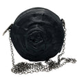 Load image into Gallery viewer, Valentino Black Rosette Leather Crossbody Mini Bag
