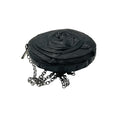 Load image into Gallery viewer, Valentino Black Rosette Leather Crossbody Mini Bag
