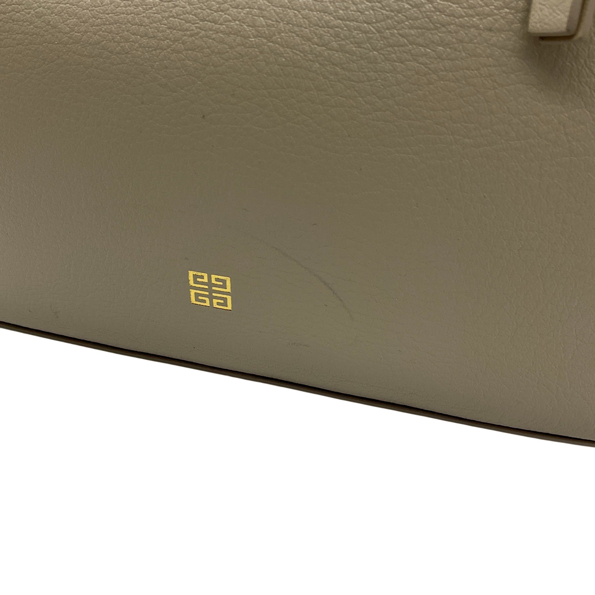 Givenchy Beige Leather Lucky Lock Shoulder Bag