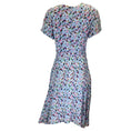 Load image into Gallery viewer, Jason Wu Light Blue Multi Floral Printed Short Sleeved Silk Dress
