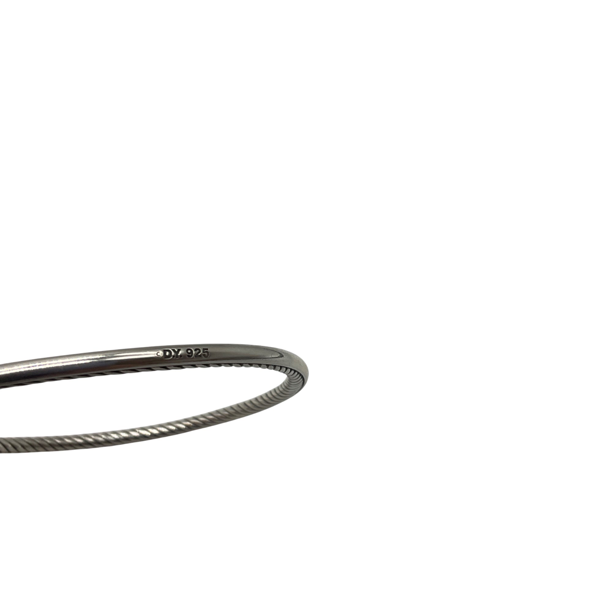 David Yurman Sterling Silver Cable Bangle Bracelet (Set of 5)