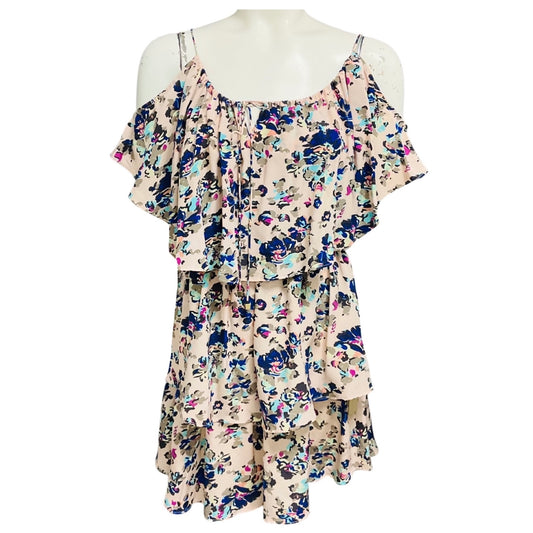 Zimmermann Light Multi Printed Silk Mini Dress