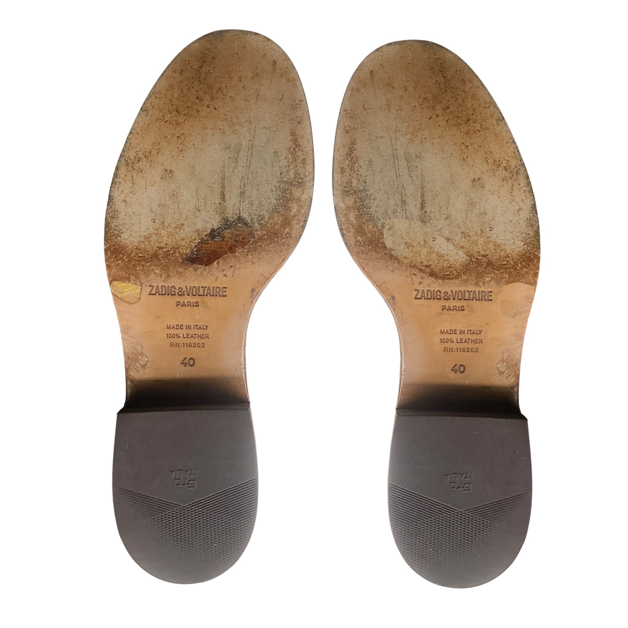 Zadig & Voltaire Beige Empress Wild Snakeskin Embossed Leather Boots