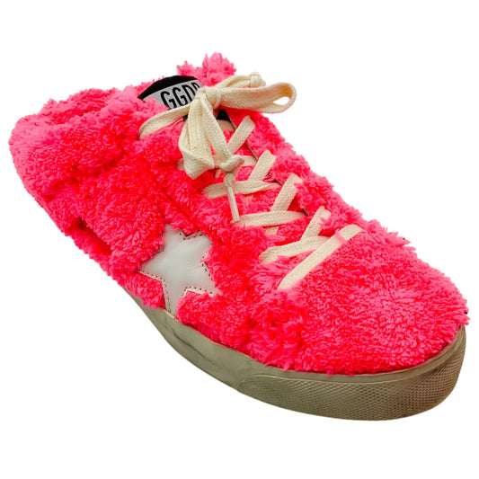 Golden Goose Deluxe Brand Hot Pink Sabot Superstar Sneaker Mules
