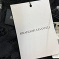 Load image into Gallery viewer, Brandon Maxwell Black Terra Lace and Faille Bustier Mini Dress
