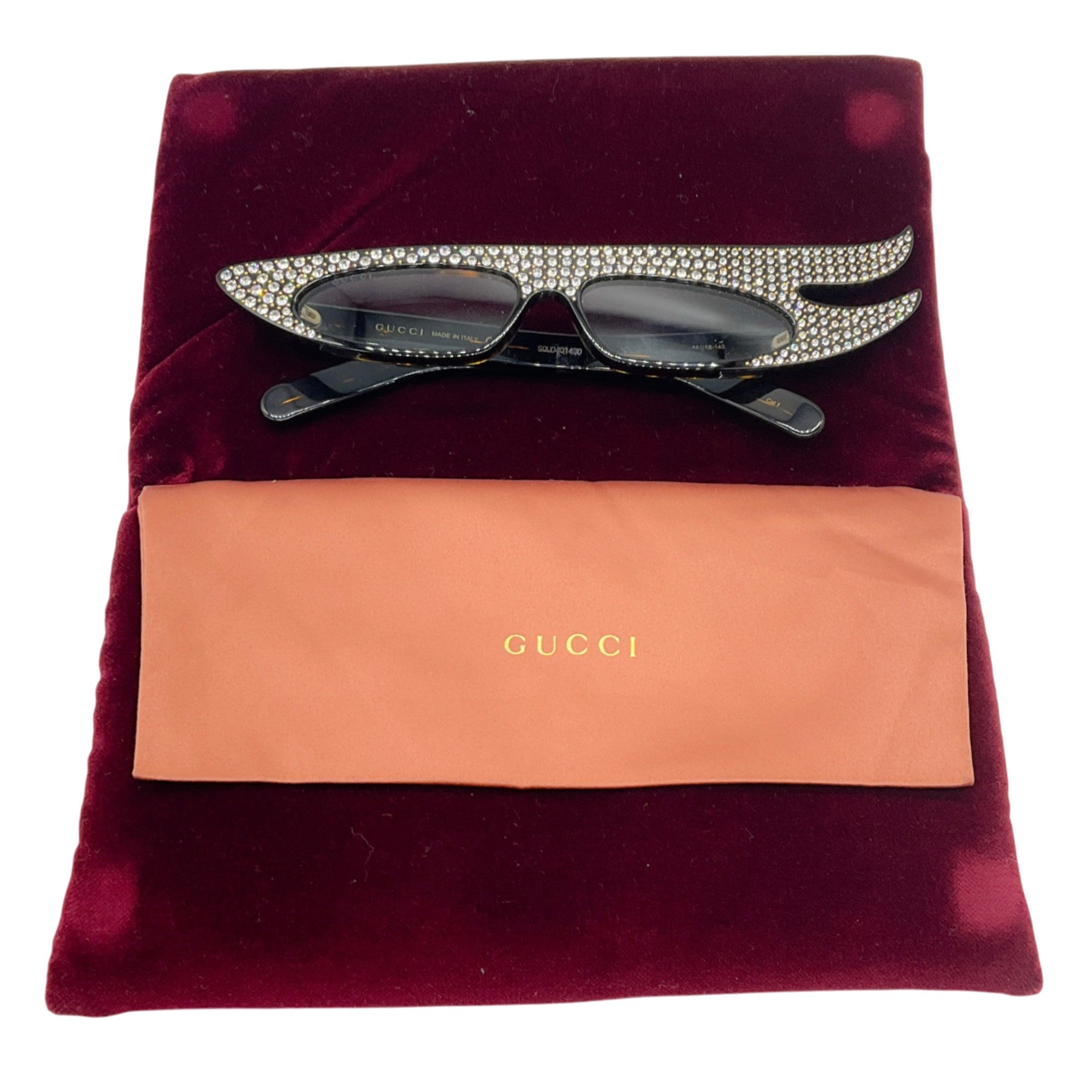Gucci Brown Tortoise Hollywood Forever Cat Eye Sunglasses