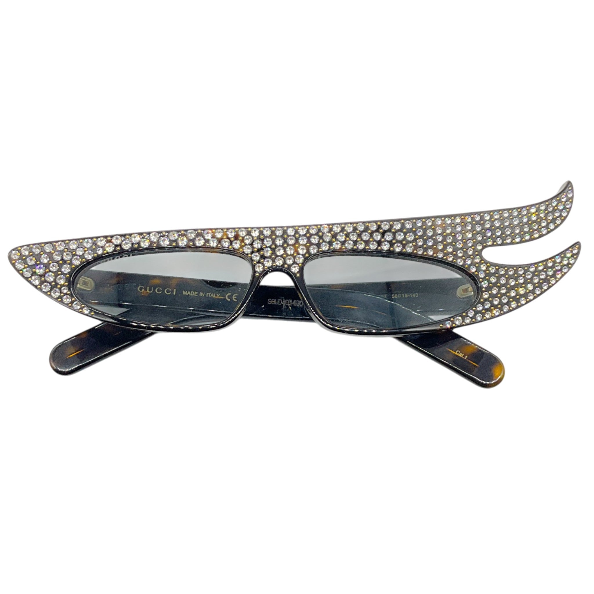Gucci Brown Tortoise Hollywood Forever Cat Eye Sunglasses