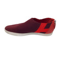 Load image into Gallery viewer, Hermes Burgundy / Red Leather Trimmed Knit Sneakers
