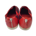Load image into Gallery viewer, Hermes Burgundy / Red Leather Trimmed Knit Sneakers
