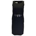 Load image into Gallery viewer, Moschino Couture Black Patent Leather Belted Sleeveless Crepe Midi Dress
