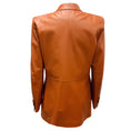 Load image into Gallery viewer, Lafayette 148 New York Cognac Lambskin Leather Jacket
