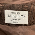 Load image into Gallery viewer, Tissus Ungaro Premiere Paris Vintage Brown Damask Jacquard Brocade Jacket and Skirt Suit Set
