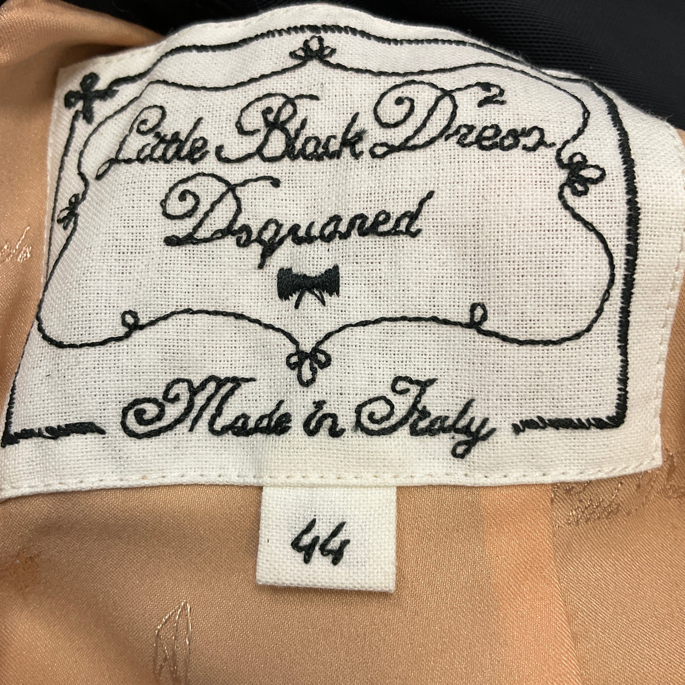 Dsquared2 Black Little Black Dress