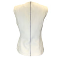 Load image into Gallery viewer, Narciso Rodriguez Ivory Sleeveless Lambskin Leather Top
