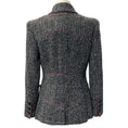 Load image into Gallery viewer, Chanel 2003 Black / White Tweed Jacket with Magenta Trim
