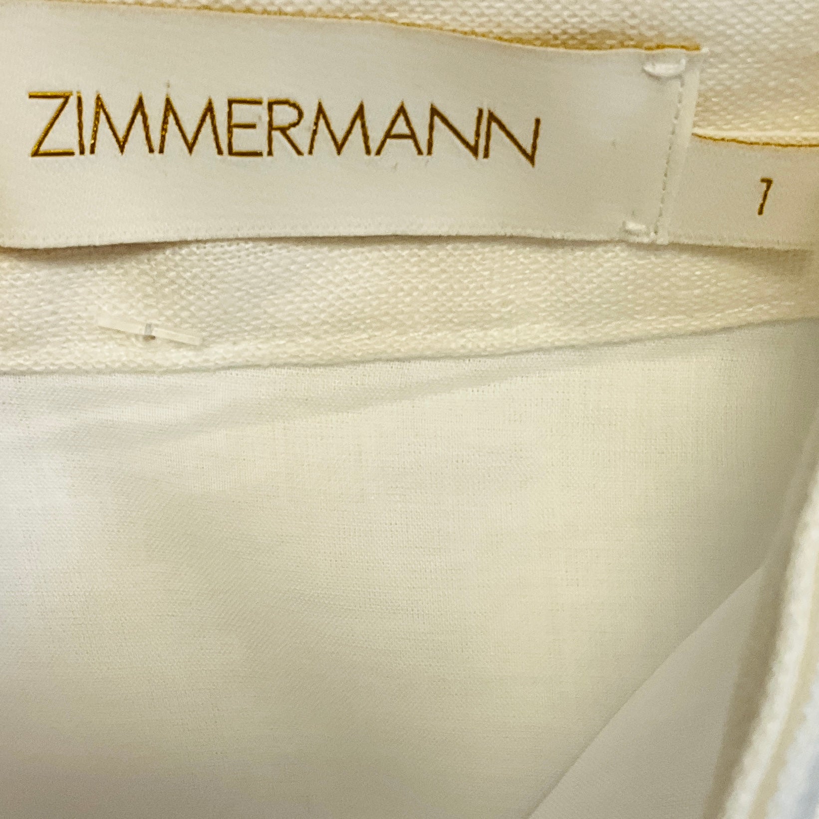 Zimmermann White Multi Natura Flare Sequin Embellished Linen Midi Skirt in Ivory Camellia