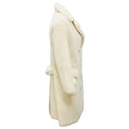 Load image into Gallery viewer, Tom Ford Ivory Fall 2018 Crystal Button Double Breasted Shearling Coat
