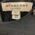 Load image into Gallery viewer, Burberry Charcoal Grey Bejeweled Short Sleeved Midi Dress

