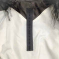Load image into Gallery viewer, Gareth Pugh Black Leather Wrap Jacket with Lamb Collar
