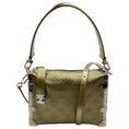 Load image into Gallery viewer, Louis Vuitton Light Gold Metallic Calfskin Side Trunk Handbag
