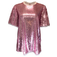 Load image into Gallery viewer, Prabal Gurung Pink Sequin Embellished Short Sleeved Blouse
