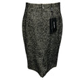 Load image into Gallery viewer, Dolce & Gabbana Black / Ivory Tweed Pencil Skirt
