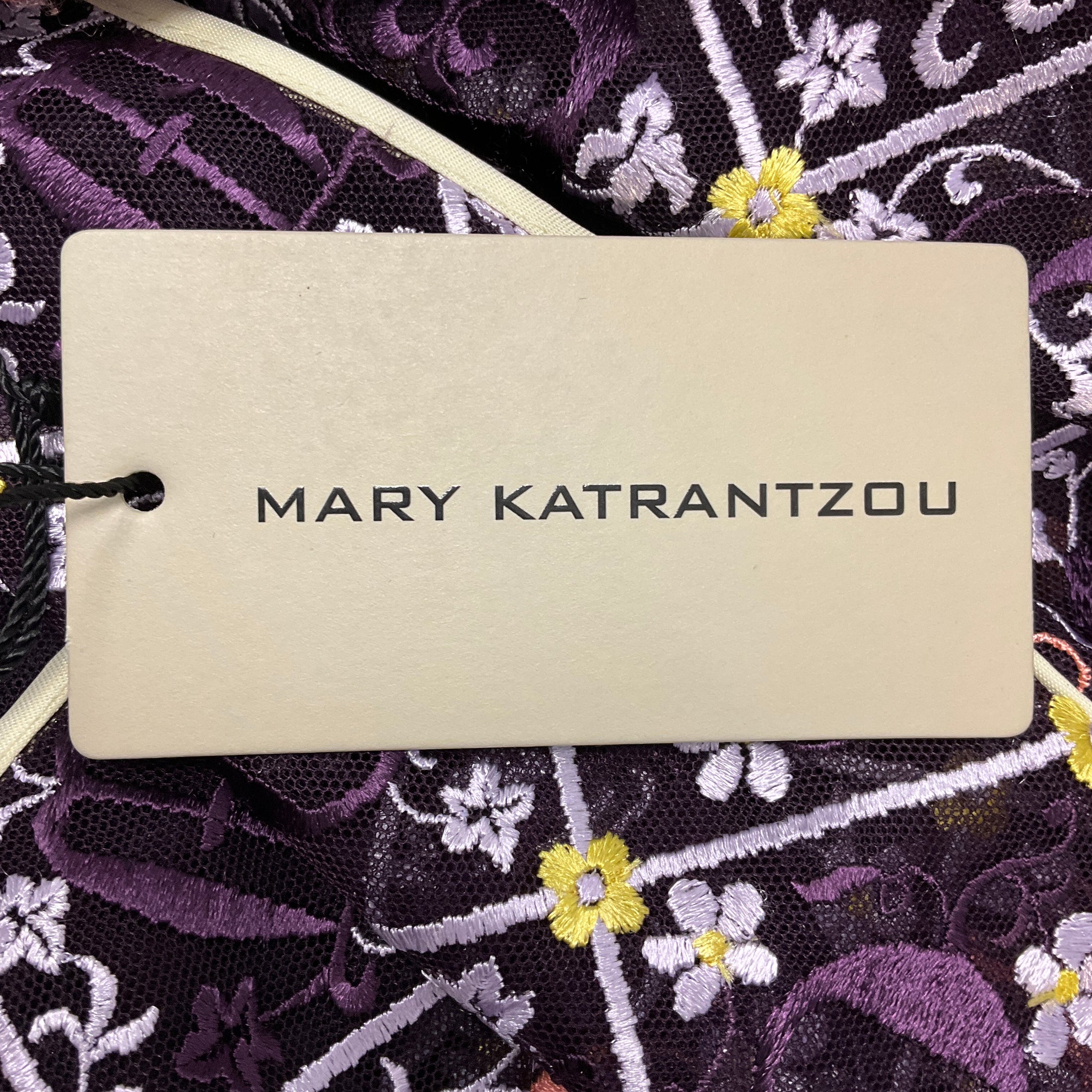 Mary Katrantzou Iris Multi Grid Lace Dress