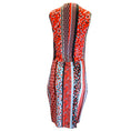 Load image into Gallery viewer, Just Cavalli Red / Light Blue Multi Printed Sleeveless V-Neck Midi Dress
