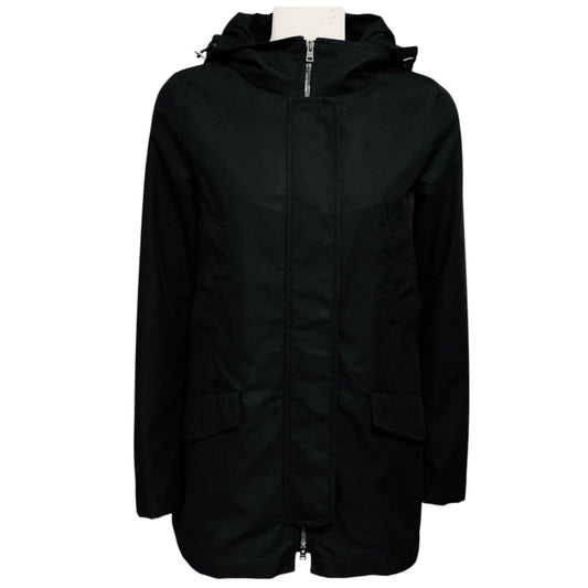 Herno Black Hooded Anorak Utility Jacket
