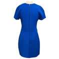 Load image into Gallery viewer, Victoria Beckham Royal Blue Short Sleeved Wool and Silk Crepe Mini Dress
