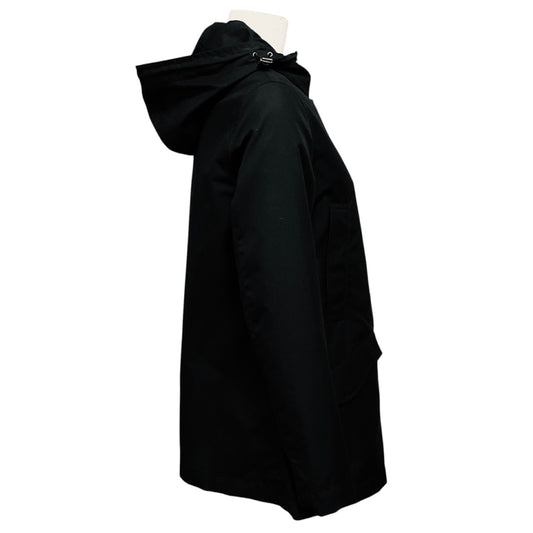 Herno Black Hooded Anorak Utility Jacket