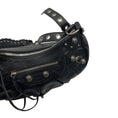 Load image into Gallery viewer, Balenciaga Black Le Cagole Small Shoulder Bag in Arena Lambskin with Aged Silver Hardware
