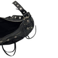 Load image into Gallery viewer, Balenciaga Black Le Cagole Small Shoulder Bag in Arena Lambskin with Aged Silver Hardware
