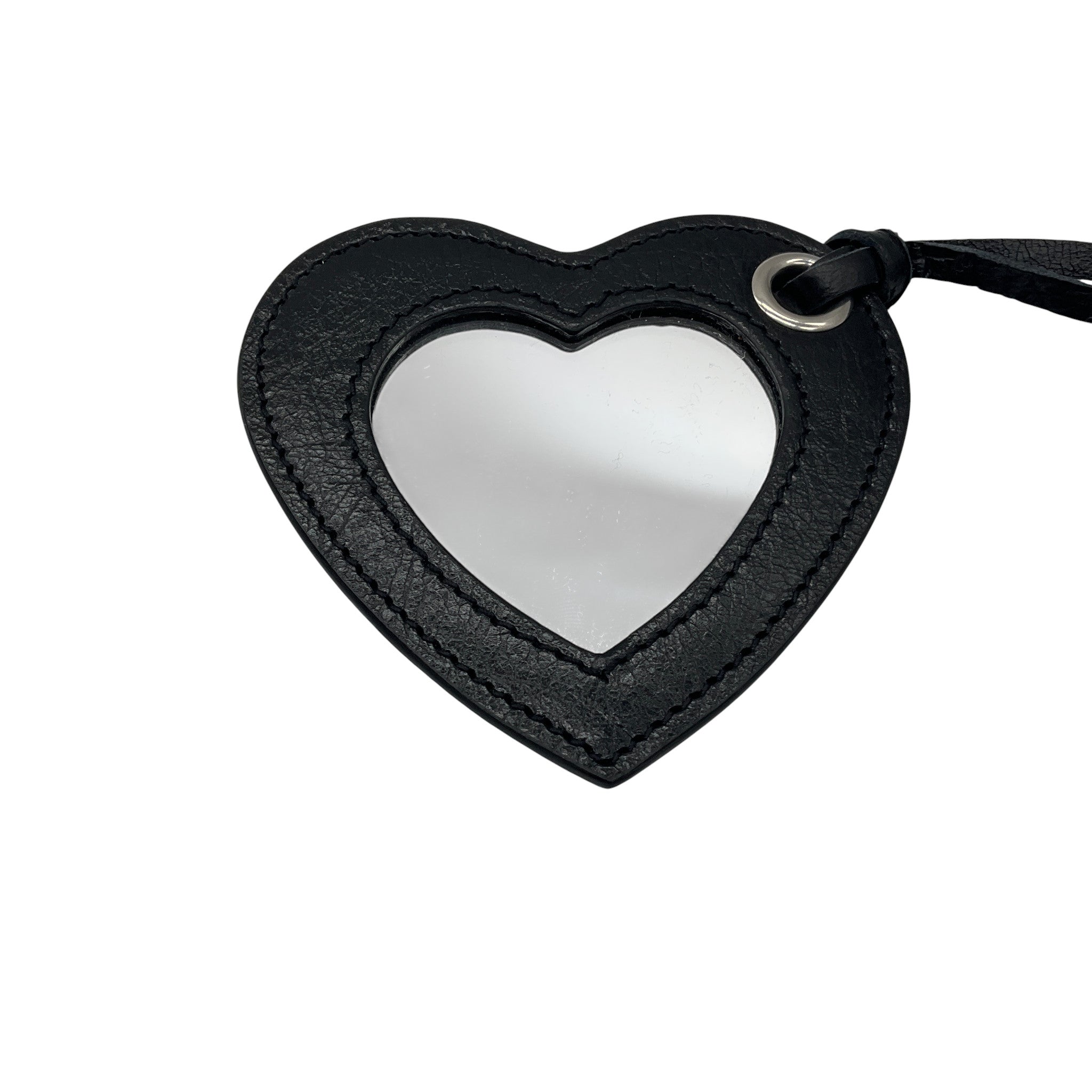 Balenciaga Black Le Cagole Small Shoulder Bag in Arena Lambskin with Aged Silver Hardware