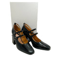 Load image into Gallery viewer, Maison Margiela Black Patent Leather 3 Strap Mary Jane Pumps
