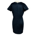 Load image into Gallery viewer, Marc Jacobs Navy Blue Hairy Wool Mini Dress
