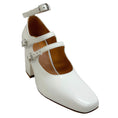 Load image into Gallery viewer, Maison Margiela White Patent Leather 3 Strap Mary Jane Pumps
