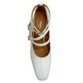 Load image into Gallery viewer, Maison Margiela White Patent Leather 3 Strap Mary Jane Pumps
