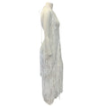Load image into Gallery viewer, Rotate Silver / White Sequin Fringe Dress
