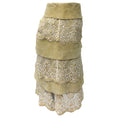 Load image into Gallery viewer, Valentino Vintage Beige Suede and Lace Tiered Skirt
