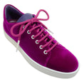 Load image into Gallery viewer, Manolo Blahnik Bright Purple Velvet Samanada Sneakers
